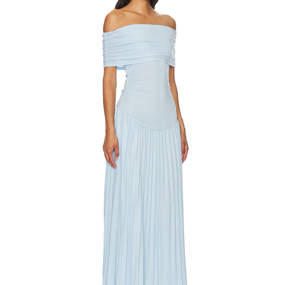 Lioness Strapless Light Blue Dress (Size Medium) - Picture 2 of 3